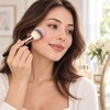 Professional Makeup Brush Set with Soft Fluffy Bristles for Foundation,