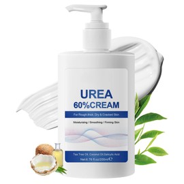60% Urea Foot Cream for Large Capacity, Cracked Heel Repair Cream, Foot Moisturiser for Cracked Heels, Urea Cream 60 Percent for Feet, Heel Balm for Calluses & Hard Skin, Exfoliating & Nourishing