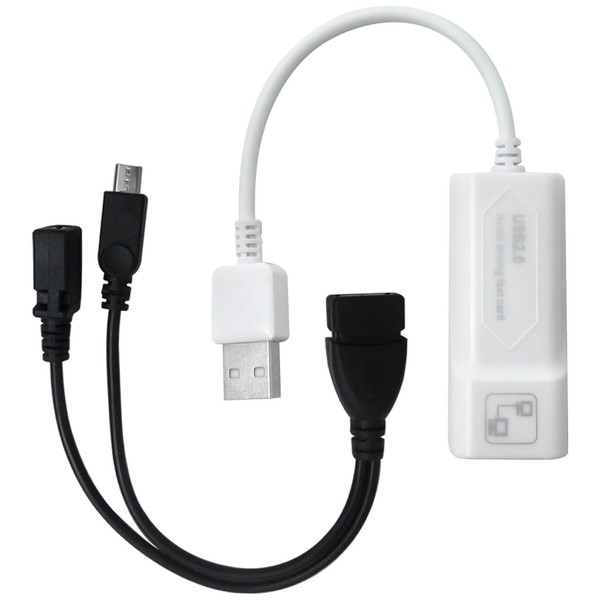 BGEHHCY New 10/100 Mbps Ethernet Adapter & USB OTG y