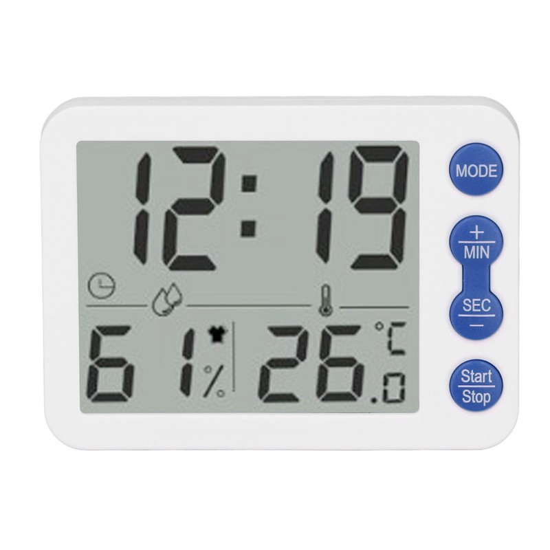 Indoor Digital Temperature Humidity Meter Multifunctional Electronic Thermometer Hygrometer with