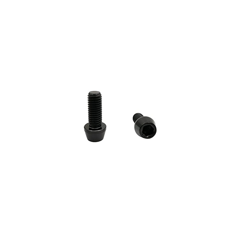 RISON-Titanium 5 pieces titanium bicycle stem screws, M6 x 1.0