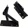Unbranded Bench Seat Lifting Bracket with 80-Degree Black Spring Hinge