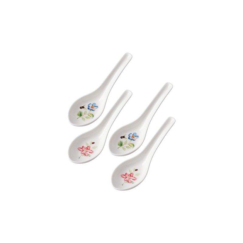 Lenox Butterfly Meadow Soup Spoon Set, 0.65 LB, Multi