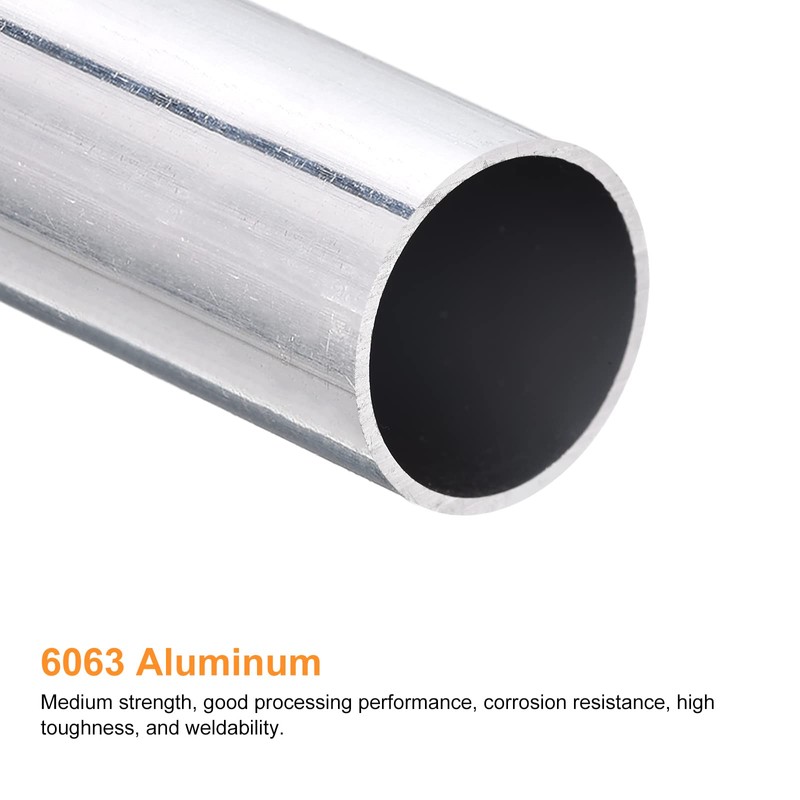 sourcing map 6063 Aluminum Round Tube, 32mm OD 29mm Inner