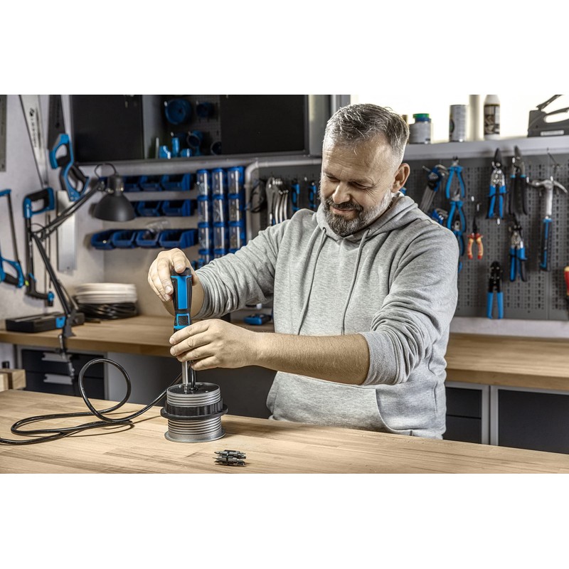 Högert HT1S215 Screwdriver Set of 13 with Innovative Construction with