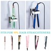 Straighteners Holder Wall Mounted Curling Iron Holder Metal Hair Dryer