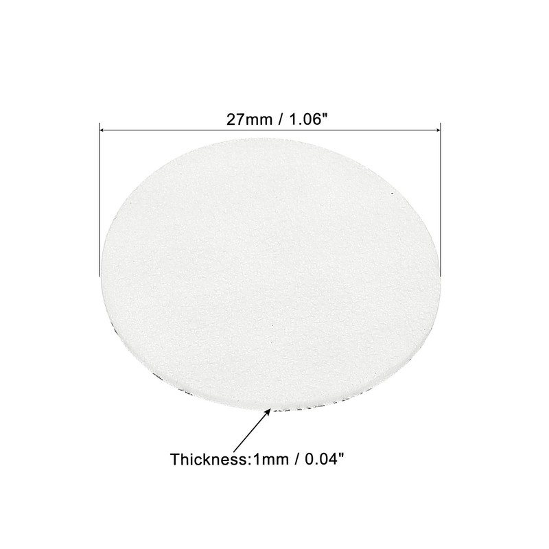 PATIKIL 27mm/1.06" Foam Lid Liner, 100Pack PS Foam Resistant Tamper