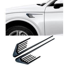 Flaconi 2 x Car Air Vent Decoration Stickers, Air Vent Sticker, Sticker for Air Vents, Bonnet, Ventilation Slots, Mudguard, Ventilation Grille, Suitable for Most Cars