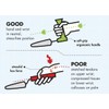 Peta Easi-Grip Carving Knife with Right Angle Handle