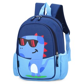 Wffeila Children's Backpack Boys Backpack Nursery Children's Backpack 1-5 Years Durable Adjustable Nursery Baby Book Bags Boys Girls Book Backpack, blue
