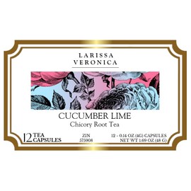 Cucumber Lime Chicory Root Tea (Single Serve K-Cup Pods) (12 pods, ZIN: 575908) - 3 Pack