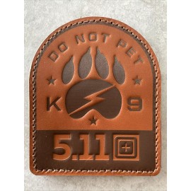 5.11 TACTICAL DO NOT PET PATCH POLICE, MILITARY, SERVICE DOG USE! HOOK BACKING