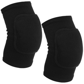 1 Pair Arm Brace Pads, Elbow Protector with Thicken Sponge Padding Breathable Anti-Collision Elbow Wraps Volleyball Basketball Tennis Compression Elbow Pads Support Strap for Kids Men Women (Black)