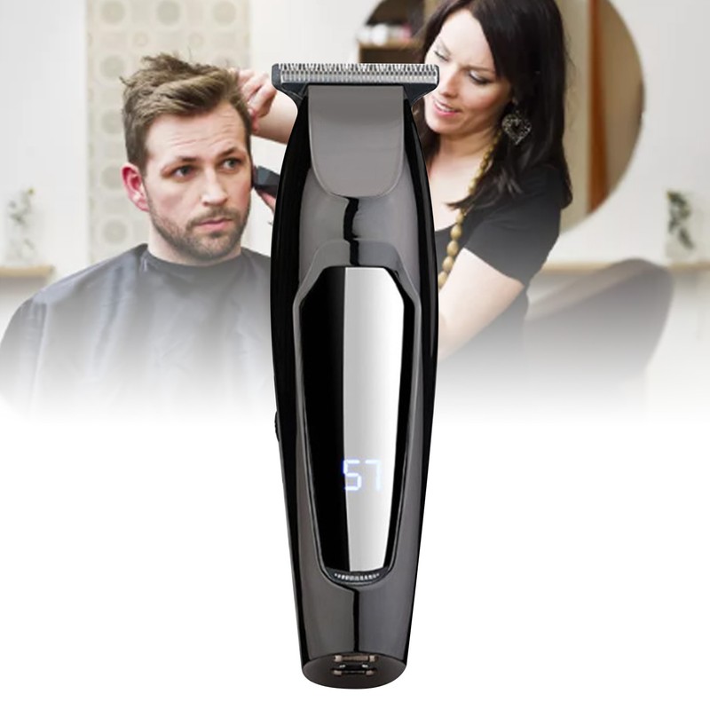 Electric Hair Trimmer USB Rechargeble Professional LCD Display Electric Barber