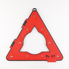 Southern Rec Supply Outsville AccuRack Carry Case Hard Template Sheet Holder/Carrier 10 Ball (Red)