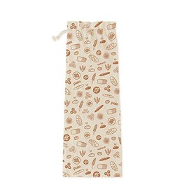 Pebbly Organic Cotton Bread Bag with Cord