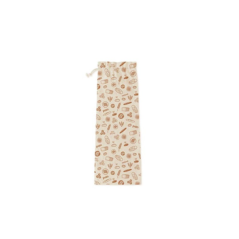 Pebbly Organic Cotton Bread Bag with Cord