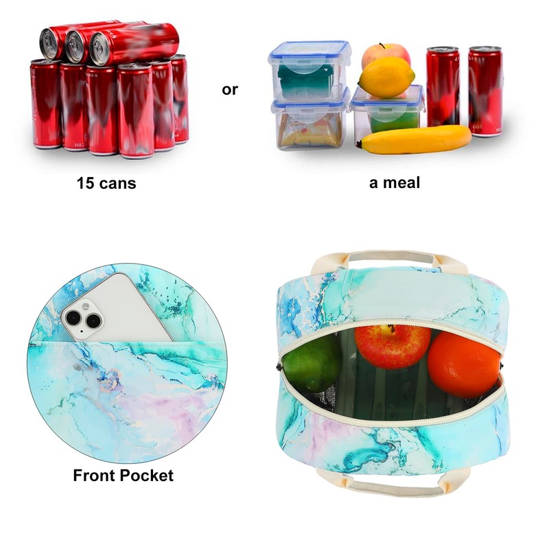 Lunch Bag for Girls Women, Reusable Insulated Lunch Tote Lunch