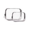 Buminee Clear Travel Bags for Toiletries, Lightweight Toiletry Bag, 2