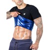 Kewlioo - Camisa de sauna para hombre, chaleco de compresión