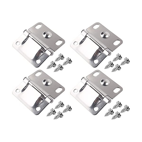 Cooler Stainless Steel Hinges and Screws Set, Replacement Cooler Hinges & Screws, 4 Pack.