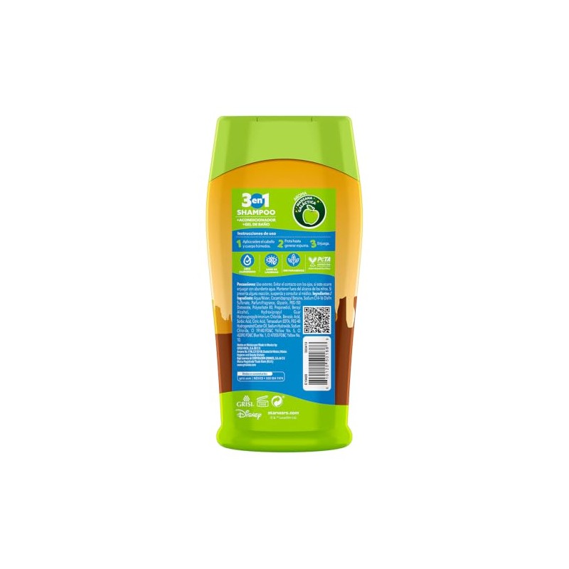 Grisi Kids, Mandalorian 3 en 1: Shampoo, Acondicionador y Gel