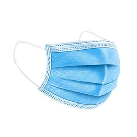 50 Pack of 3-Layer Disposable Face Mask with Superior Breathability and a Hypoallergenic Inner Layer | Fiberglass Free