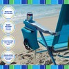 Rio Brands 17" Extended Height 4-Position Folding Beach, Camping, Lawn