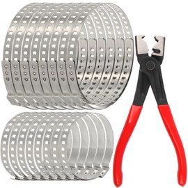 atnayo CV Boot Clamp Pliers with 16 Pcs Adjustable CV Boot Clips, Clic-R Type Hose Clip Pliers for Most Cars