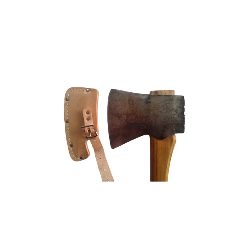 Beaver Tooth Leather Sheath 5-1/2" Single Bit Blade Fits Kelly
