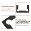 uxcell 4Pcs Glass Hinge Gasket, Shower Doors Hinge Plastic Glass