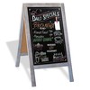 Wooden A-Frame Sign with Eraser & Chalk - 40 x