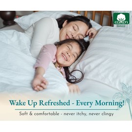 California Design Den 3 Piece Twin Size Sheet Set - 100% Cotton 500 Thread Count, Cooling Deep Pocket Bed Sheets with Fitted Elastic Sheet, Extra Soft Luxury Hotel Quality - Striped Bright White