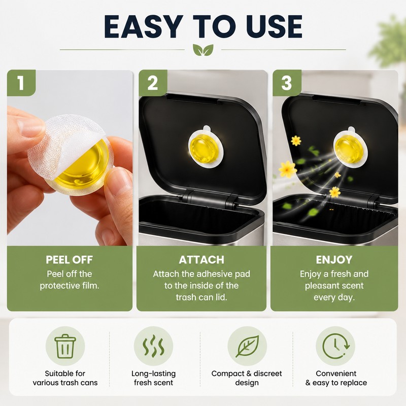 Trash Can Deodorizer Pods for Fresh Indoor Spaces – Long-Lasting