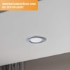 Ultra-Slim Recessed LED Spotlights IP44, Also Suitable for Bathroom Use,
