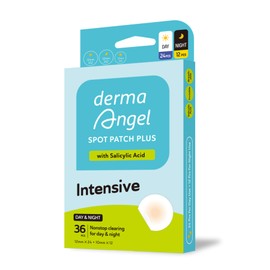Derma Angel Spot Pimple Patches 36 Pcs - Invisible Hydrocolloid Pimple Patch for All Skin Types Acne Spot Treatment Stickers for Face and Body with Salicyclic Acid (Day & Night)