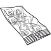 Shad D1B37BOR Screw Material Board/BBQ Fatima Chest, Black