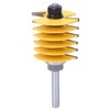 Box Joint Jig Finger Joint Router Bit-1/3 Inch/8mm Shank Glue