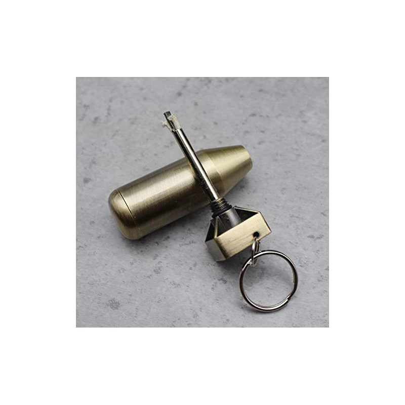 Matchstick Fire Starter - Flint Match Lighter Key Rings, Best
