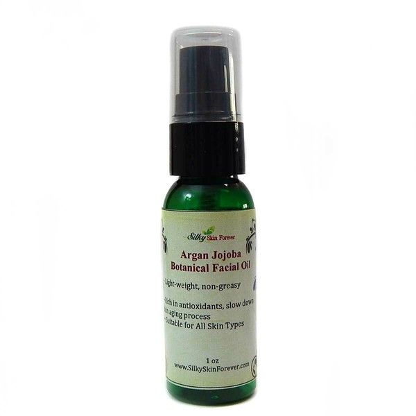 Silky Skin Forever Argan Jojoba Botanical Facial Oil w/ Grapeseed