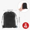 YIEMI Black Velvet Drawstring Pouches, 4.7 x 6 Inch Jewellery