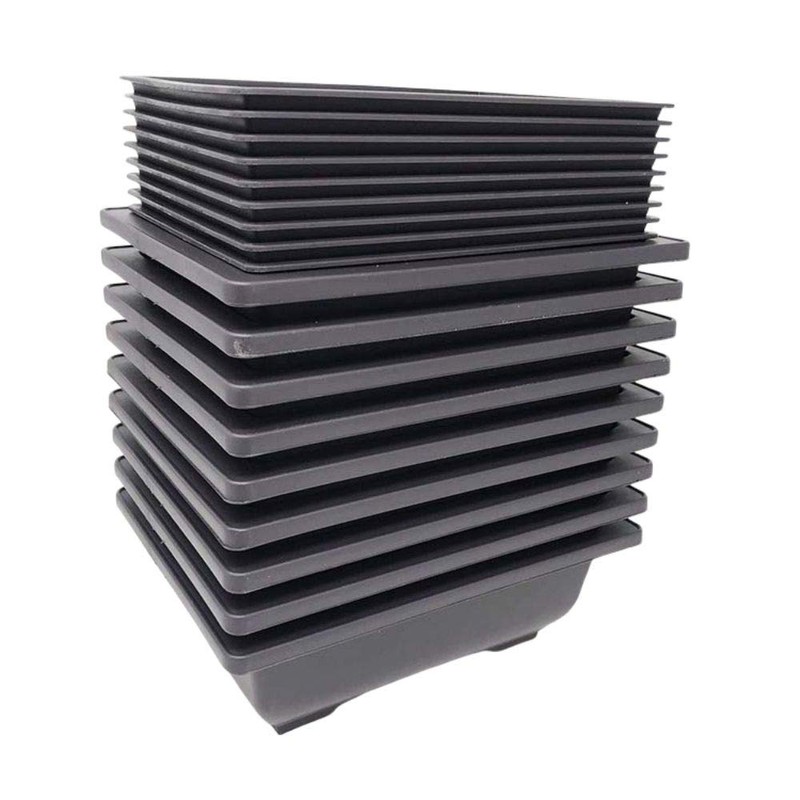 Bonsai Training Pots Humidity Trays - Built in Mesh, 6-Inch