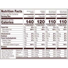 Pepperidge Farm Cookies Variety Pack, Snack Packs, 20 Pk