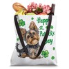 Happy St Patrick's Day Yorkie Dog Lover Yorkshire Terrier Tote