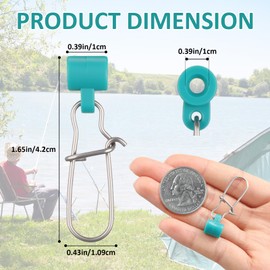 Soulchen 150 Pcs Fishing Line Sinker Slides Catfishing Rig with Duo Lock Snaps Saltwater Heavy Duty Weights Sinkers Swivel Snap Tackle Box Kit for Surf Bottom Fishing Tackle Rig