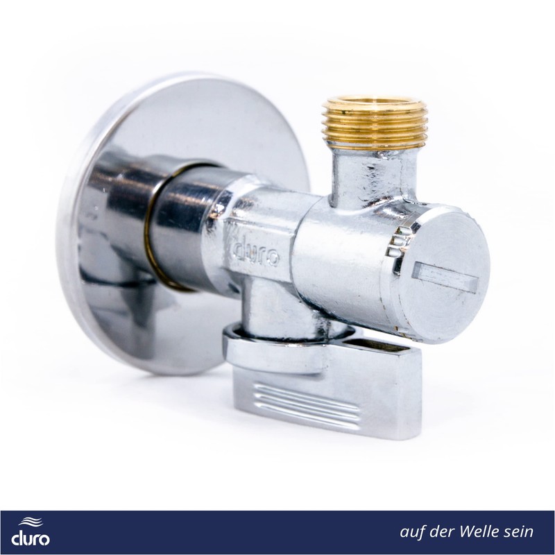 Duro Smart Angle Valve, 1/2 to 3/8 Inch Angle Regulating