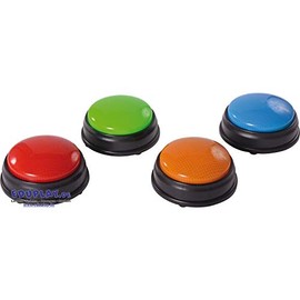 EDUPLAY Buzzer with Light & Sound Pack of 4