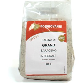 BONGIOVANNI FARINE E BONTA' NATURALI Farina di Grano Saraceno Integrale BIO, Senza glutine - Formato da 500g