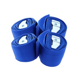 MroMax 1.5" x 6.56ft Lashing Straps Polypropylene Cam Buckle Lashing Straps 220lbs Load Cargo Tie Down Strap for Moving Cargo Blue 4Pcs