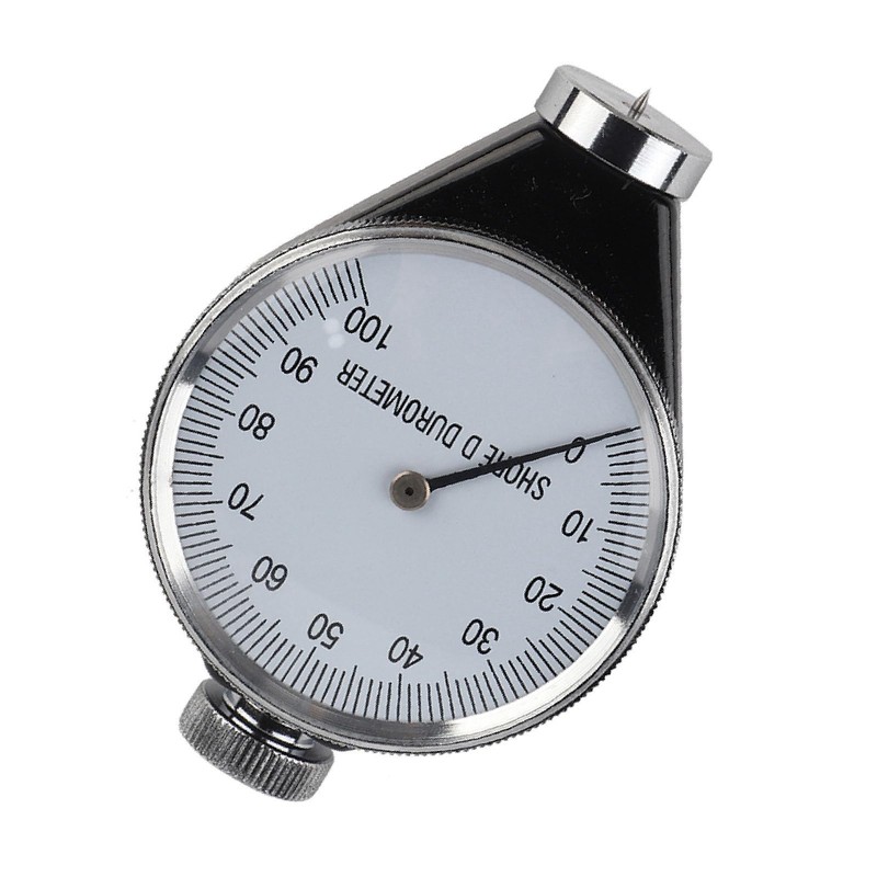 Tire Durometer Hardness Tester Meter for General Rubber, Hard Rubber,Resin,Plastic,